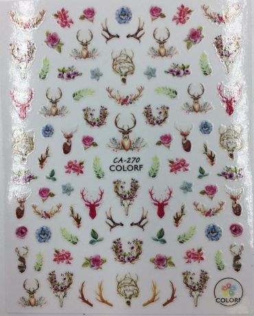 Наклейки для ногтей CA270