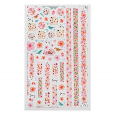 Наклейки для ногтей F482
