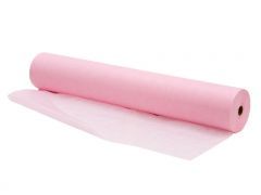 Простыня одноразовая Эстетика 80х200 спанбонд в рулоне с перфорацией, розовая, 100 шт/уп.