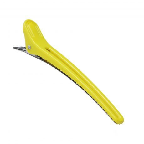 Зажим для волос МР пластмас./метал желт. 100*23мм 8шт/уп. артСН36041