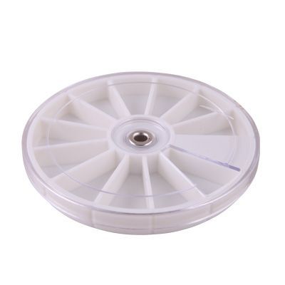 У142-01 Каруселька д/украшений, 12 ячеек (диаметр 8,3) бел