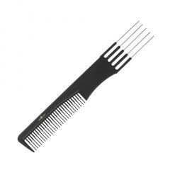 Расческа карбоновая для начеса с мет. зубцами 190 мм арт.SA40151