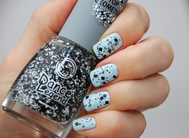 Лак "Dance Legend"  топ Geometric 15мл
