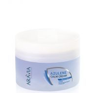 Крем после депиляции успокаивающий с азуленом ARAVIA Professional Azulene Calm Cream 200мл.