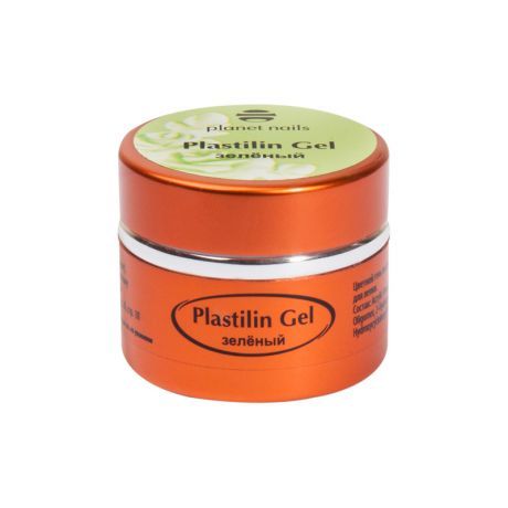 Гель-пластилин Planet Nails - Plastilin Gel зеленый 5г