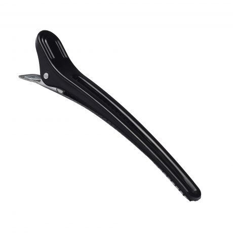 Зажим для волос МР пластмас/метал черн, 100'*23мм вып./уп арт.СН36042