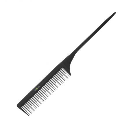 Расческа карбоновая для наческа с пласт. хвостиком 225 мм арт.SA40156