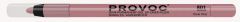 Гелевая подводка в карандаше для губ Provoc Gel Lip Liner №801 Sexy Scarlet (лилово-бежевый нюд)