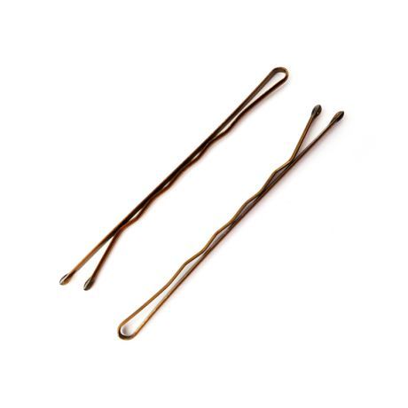 Невидимки для волос бронза волна 1.5*60мм,40шт. в уп.