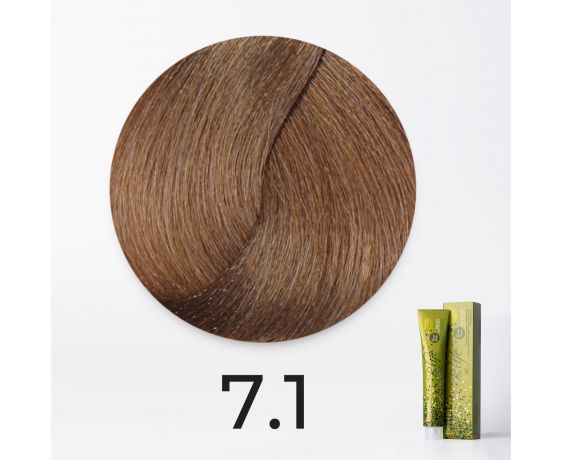 Краска для волос FarmaVita B.Life Color 7.1 Блондин пепельный, 100мл