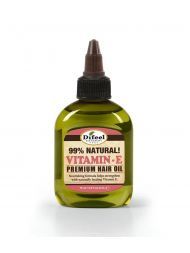 Масло для волос натуральное с витамином Е Difeel Natural Vitamin-E Premium Hair Oil 99%, 75мл