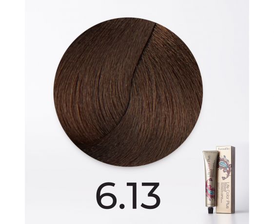 Краска для волос FarmaVita Life Color Plus 6.13 темный блондин бежевый, 100мл