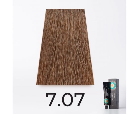 Краска для волос FarmaVita Suprema 7.07 холодный блондин, 60мл