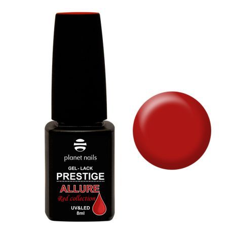 Гель-лак Planet Nails, "PRESTIGE ALLURE" Red Collection - 651, 8 мл