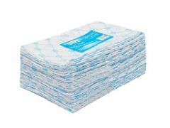 Салфетка одноразовая 20*30 спанлейнс 40 голубой White line 100 шт/уп.