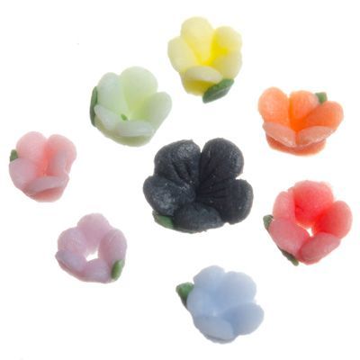 Цветы акриловые для страз, 8шт (в ассорт.)