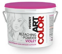 Порошок Favorit Art Color фиолетовый осветляющий 500гр.