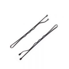 Невидимки для волос черные волна 1.5*50мм,40шт. в уп.