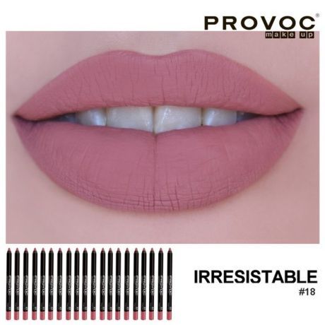 Гелевая подводка в карандаше для губ Provoc Gel Lip Liner №18 Irresistible