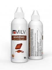 Молочко Milv для снятия лака &quot;Шоколад&quot;, 100 мл.