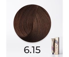 Краска для волос FarmaVita Life Color Plus 6.15 темно-пепельный махагоновый блондин, 100мл