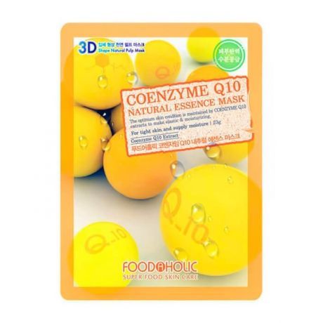 Маска для лица FoodaHolic Coenzyme Q10 Natural Essence Mask