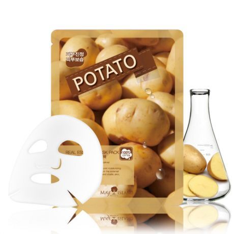 МСЛ REALМаска для лица тканевая Real Essence Potato Mask Pack 25мл
