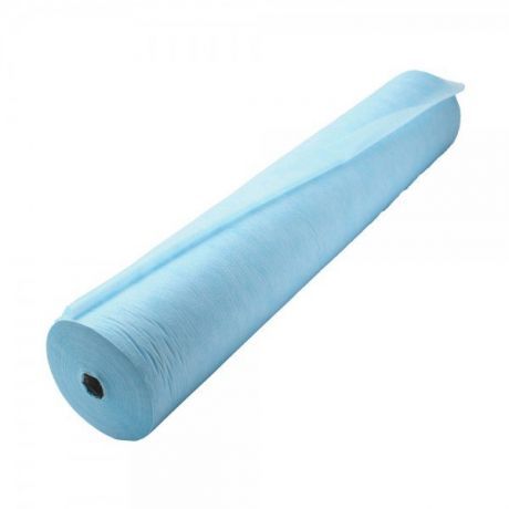 Простыня одноразовая White line 80*200 17 голубой №100 рол