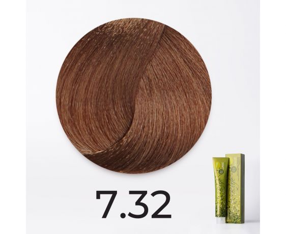 Краска для волос FarmaVita B.Life Color 7.32 Блондин золотисто-перламутровый, 100мл