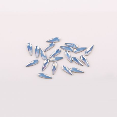 №04 Стразы E.Co Nails голубые капля (20 шт.)