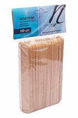 Шпатель деревянный н/с White line (100 шт)