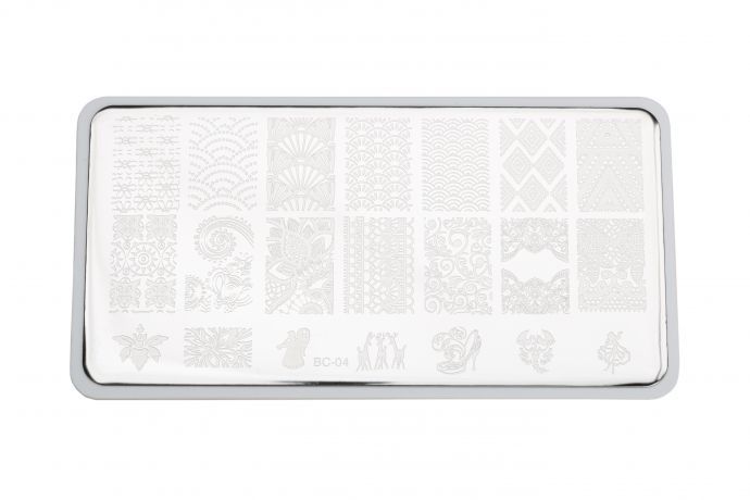 Пластина для стемпинга E.co Nails BC-04