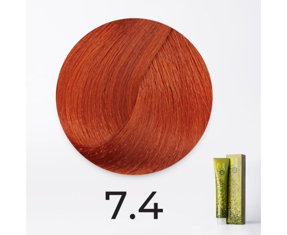 Краска для волос FarmaVita B.Life Color 7.4 Блондин медный, 100мл