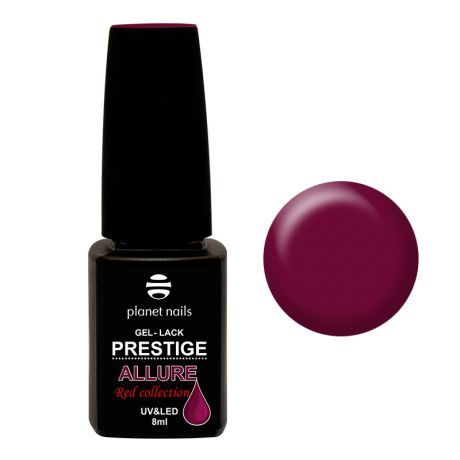 Гель-лак Planet Nails, "PRESTIGE ALLURE" Red Collection - 655, 8 мл