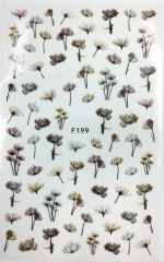 Наклейки для ногтей F199