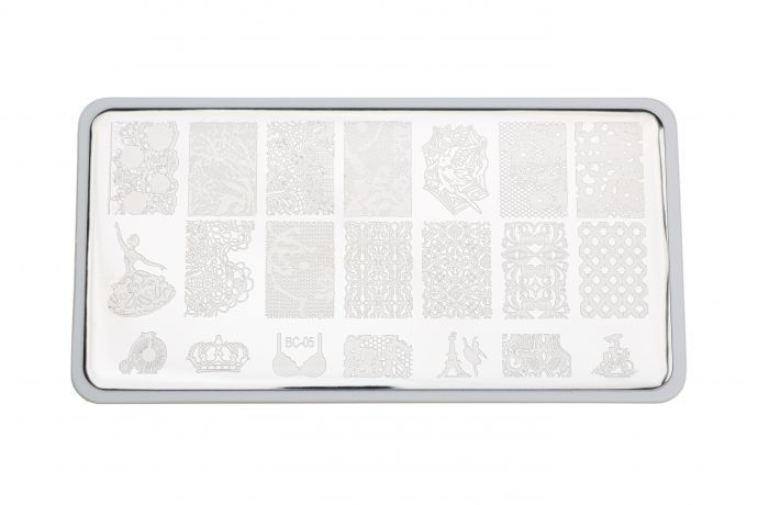 Пластина для стемпинга E.co Nails BC-05