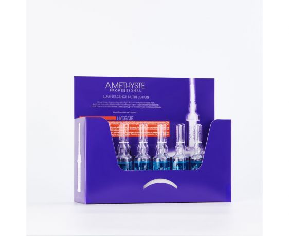 Лосьон для сухих и поврежденных волос люминесцирующий FarmaVita Amethyste Hydrate 12х8мл