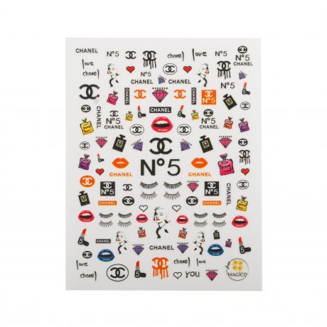 Наклейки для ногтей CB204