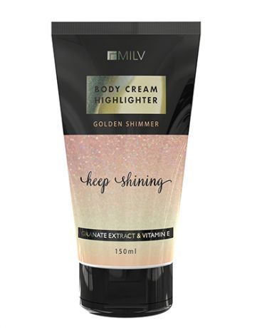 Крем-хайлайтер для тела Milv "Golden" 150мл 
