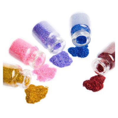 Глиттер в стеклянной бутылочке