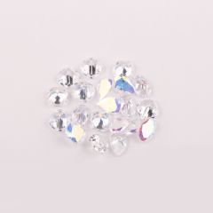 №07 Стразы E.Co Nails объёмные с прозрачным дном (20 шт.)