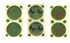 Стикини 45мм + стикини на родинки (100пар в уп)