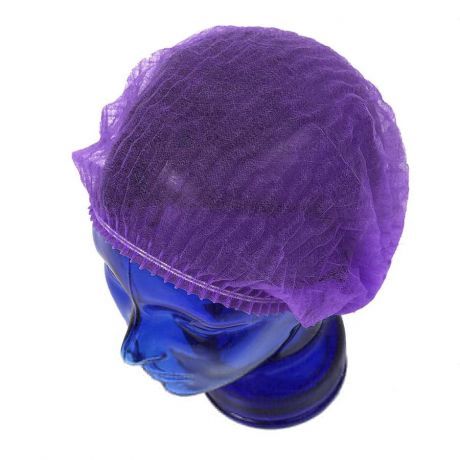 Медицинская шапочка Шарлотта (фиолетовая) 100 шт /уп.
