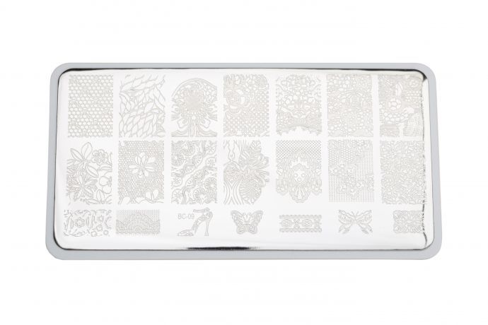 Пластина для стемпинга E.co Nails BC-09