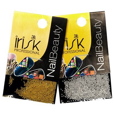 Бисер металлический в пакете (золото,серебро)