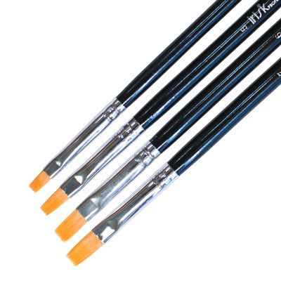 Набор кистей для геля "IRIS'K", 4 предмета К334-05