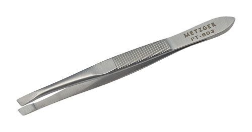 Пинцет скошенный Metzger РТ-603-D, матовый