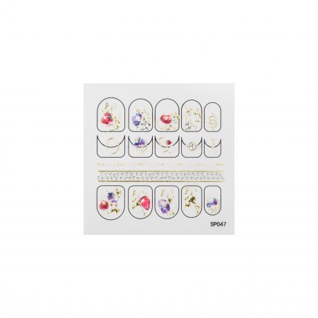 Наклейки для ногтей E.co Nails SP047