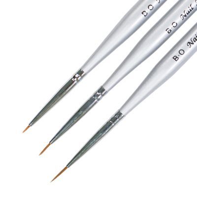 Набор кистей для дизайна "IRIS'K", 3 предмета