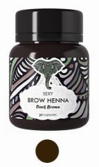 Хна для бровей Innovator Cosmetics 6 г, темно-коричневая (30 капсул)